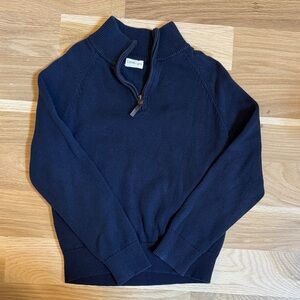 Crewcuts Navy Blue Kids' Zip-Up Sweater